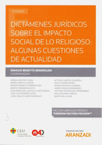 DICTMENES JURDICOS SOBRE EL IMPACTO SOCIAL DE LO RELIGIOSO:  (DO)