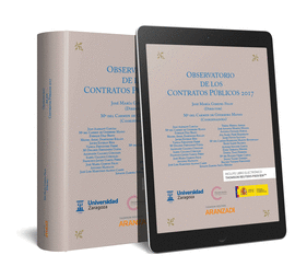 OBSERVATORIO DE LOS CONTRATOS PBLICOS 2017  (PAPEL + E-BOOK)