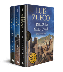 TRILOG�A MEDIEVAL. (ESTUCHE CON: EL CASTILLO   EL MONASTERIO  LA CIUDAD)