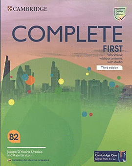 COMPLETE FIRST WORKBOOK WITHOUT ANSWERS WITH AUDIO ENGLISH FOR SPANISH SPEAKERS