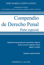COMPENDIO DE DERECHO PENAL PARTE ESPECIAL 2019