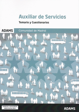TEMARIO Y CUESTIONARIOS AUXILIAR DE SERVICIOS COMUNIDAD DE MADRID