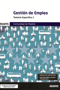 GESTION DE EMPLEO TEMARIO ESPECIFICO 1 COMUNIDAD DE MADRID