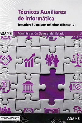 TECNICOS AUXILIARES DE INFORMATICA - TEMARIO Y SUPUESTOS PRACTCOS