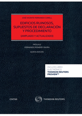 EDIFICIOS RUINOSOS, SUPUESTOS DE DECLARACIN Y PROCEDIMIENTO (PAPEL + E-BOOK)