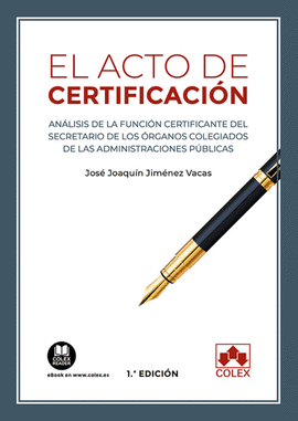 EL ACTO DE CERTIFICACION