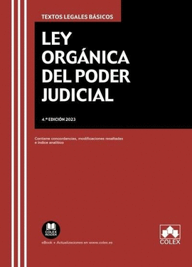 LEY ORGANICA DEL PODER JUDICIAL 4� ED