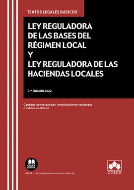 CODIGO DE BASES DE REGIMEN LOCAL Y DE HACIENDAS LOCALES
