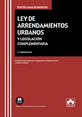 LEY DE ARRENDAMIENTOS URBANOS Y LEGISLACION COMPLEMENTARIA