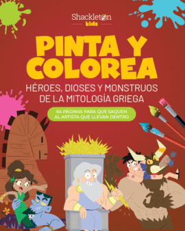 PINTA Y COLOREA HROES, DIOSES Y MONSTRUOS DE LA MITOLOGA GRIEGA