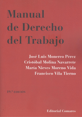 MANUAL DE DERECHO DEL TRABAJO (19 ED.)