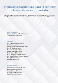 PROPUESTAS NORMATIVAS PARA EL REFUERZO DEL ECOSISTEMA EMPRENDEDOR