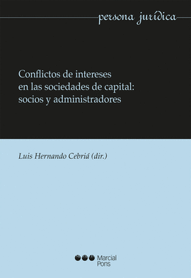 CONFLICTOS DE INTERESES EN LAS SOCIEDADES DE CAPITAL SOCIOS