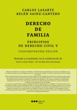 PRINCIPIOS DE DERECHO CIVIL V DERECHO DE FAMILIA 23� ED