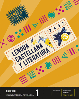 CUADERNO LENGUA 1�EP CUADRICULA 22 FANFEST