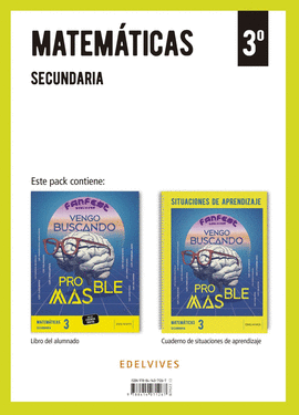 MATEMATICAS 3�ESO 26 +CUADERNO SITUACIONES APRENDI
