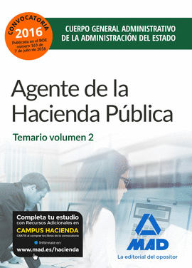 AGENTES DE LA HACIENDA PBLICA CUERPO GENERAL ADMINISTRATIVO DE LA ADMINISTRACI