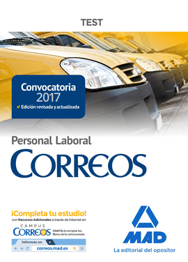 PERSONAL LABORAL DE CORREOS Y TELGRAFOS. TEST