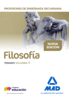 PROFESORES DE ENSEANZA SECUNDARIA FILOSOFA TEMARIO VOLUMEN 4