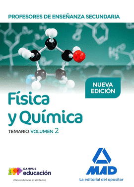 PROFESORES DE ENSEANZA SECUNDARIA FSICA Y QUMICA TEMARIO VOLUMEN 2