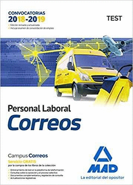PERSONAL LABORAL DE CORREOS Y TEL�GRAFOS. TEST
