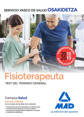 FISIOTERAPEUTA DE OSAKIDETZA-SERVICIO VASCO DE SALUD. TEST GENERAL