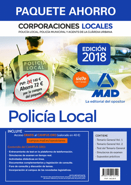 PAQUETE AHORRO POLICA LOCAL DE CORPORACIONES LOCALES. AHORRO DE 72 ? (INCLUYE T