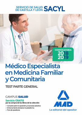 MDICO ESPECIALISTA EN MEDICINA FAMILIAR Y COMUNITARIA DEL SERVICIO DE SALUD DE