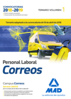 PERSONAL LABORAL DE CORREOS Y TEL�GRAFOS. TEMARIO VOLUMEN 1