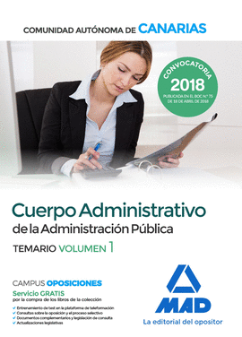 CUERPO ADMINISTRATIVO DE LA ADMINISTRACIN PBLICA DE LA COMUNIDAD AUTNOMA DE C