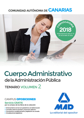 CUERPO ADMINISTRATIVO DE LA ADMINISTRACI�N P�BLICA DE LA COMUNIDAD AUT�NOMA DE C