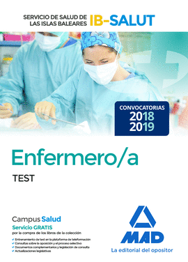 ENFERMERO/A DEL SERVICIO DE SALUD DE LAS ILLES BALEARS (IB-SALUT).TEST