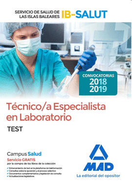 TCNICO/A ESPECIALISTA DE LABORATORIO DEL SERVICIO DE SALUD DE LAS ILLES BALEARS