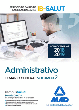 ADMINISTRATIVO DEL SERVICIO DE SALUD DE LAS ILLES BALEARS (IB-SALUT). TEMARIO PA