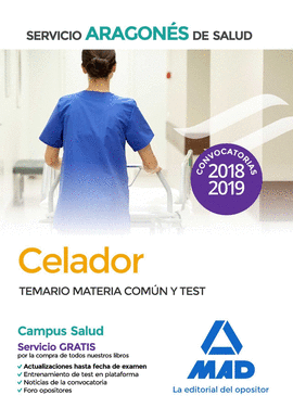 CELADOR DEL SERVICIO ARAGONS DE SALUD (SALUD-ARAGN). TEMARIO MATERIA COMN Y T