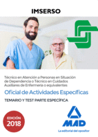 OFICIAL DE ACTIVIDADES ESPECFICAS (TCNICO EN ATENCIN A PERSONAS EN SITUACIN