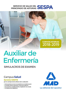 AUXILIAR DE ENFERMERA DEL SERVICIO DE SALUD DEL PRINCIPADO DE ASTURIAS (SESPA).
