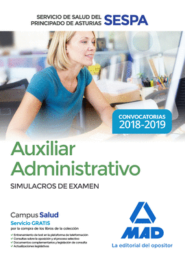 AUXILIAR ADMINISTRATIVO DEL SERVICIO DE SALUD DEL PRINCIPADO DE ASTURIAS (SESPA)