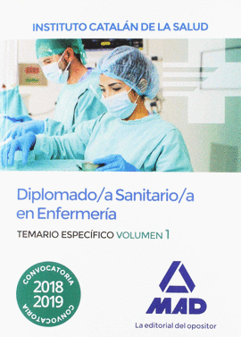 DIPLOMADO/A SANITARIO/A EN ENFERMER�A DEL INSTITUTO CATAL�N DE LA SALUD. TEMARIO
