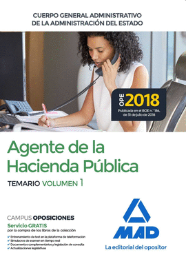 AGENTES DE LA HACIENDA P�BLICA CUERPO GENERAL ADMINISTRATIVO DE LA ADMINISTRACI�