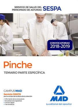 PINCHE DEL SERVICIO DE SALUD DEL PRINCIPADO DE ASTURIAS (SESPA). TEMARIO PARTE E