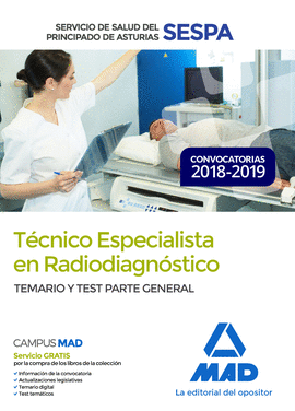 TCNICO ESPECIALISTA EN RADIODIAGNSTICO DEL SERVICIO DE SALUD DEL PRINCIPADO DE