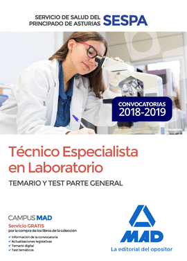 TCNICO ESPECIALISTA EN LABORATORIO DEL SERVICIO DE SALUD DEL PRINCIPADO DE ASTU