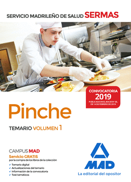PINCHE DEL SERVICIO MADRILEO DE SALUD. VOLUMEN 1