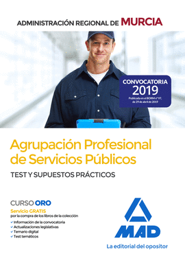 AGRUPACION PROFESIONAL DE SERVICIOS PBLICOS DE LA ADMINISTRACION REGIONAL DE MU