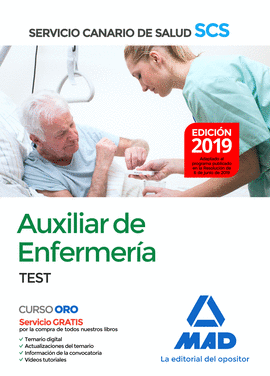 AUXILIAR DE ENFERMERIA DEL SERVICIO CANARIO DE SALUD. TEST