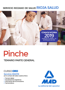 PINCHES DEL SERVICIO RIOJANO DE SALUD. TEMARIO PARTE GENERAL