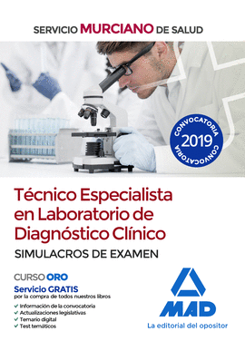 TECNICO ESPECIALISTA EN LABORATORIO DE DIAGNOSTICO CLINICO DEL SERVICIO MURCIANO