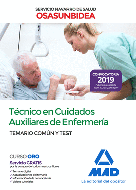 T�CNICO EN CUIDADOS AUXILIARES DE ENFERMER�A DEL SERVICIO NAVARRO DE SALUD-OSASU