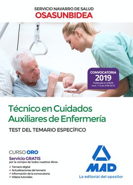 TCNICO EN CUIDADOS AUXILIARES DE ENFERMERA DEL SERVICIO NAVARRO DE SALUD-OSASU